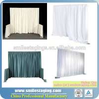 Photo Booth Portable Velvet Pipe Drape for trade show