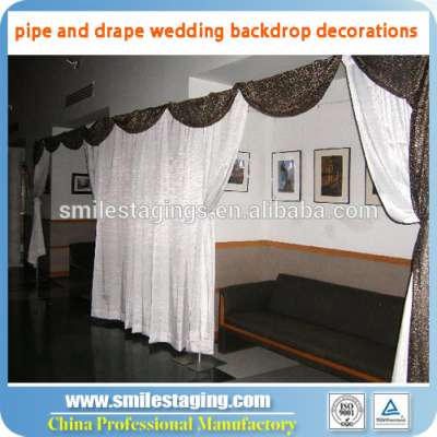 double width drapes pipe and drape fittings exhibition booth design