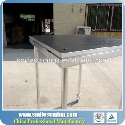 China small stage hire steel deck staging for concerts stage decoration